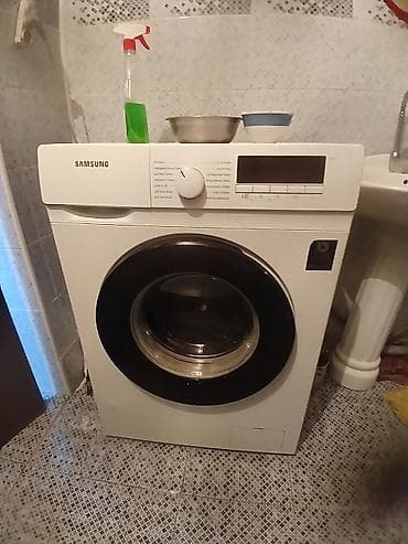 Стиральная машина Samsung, фронтальная загрузка. 7кг. - Электронное at lalafo.kg Стиральная машина Samsung, фронтальная загрузка. 7кг. - Электронное