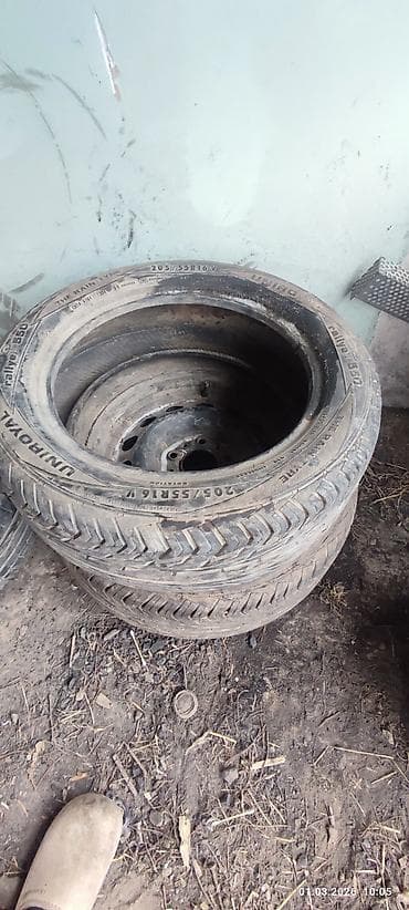 Шины 205 / 55 / R 16, Лето, Б/у, Комплект, Легковые at lalafo.kg Шины 205 / 55 / R 16, Лето, Б/у, Комплект, Легковые