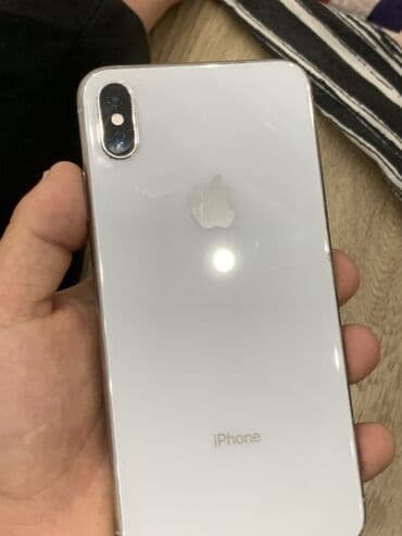 IPhone Xs Max, Б/у, 64 ГБ, Белый, 75 % at lalafo.kg IPhone Xs Max, Б/у, 64 ГБ, Белый, 75 %