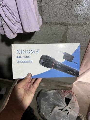 Микрофон XINGMA AK-368G — универсальный микрофон «2 в 1»: проводной и at lalafo.kg Микрофон XINGMA AK-368G — универсальный микрофон «2 в 1»: проводной и