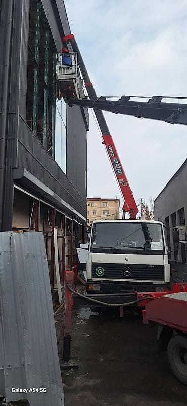 Услуги автовышки/кран-манипулятора на базе Mercedes-Benz 814 с at lalafo.kg Услуги автовышки/кран-манипулятора на базе Mercedes-Benz 814 с
