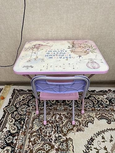 Офис эмереги: Балдар үчүн үстөл жана отургуч комплекти lalafo.kg да — 1 Офис эмереги: Балдар үчүн үстөл жана отургуч комплекти — 1