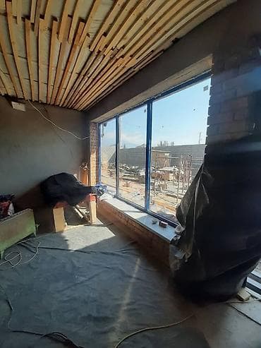 Пластиковое окно на заказ, Тип окна: Панорамные, Платная установка, Без рассрочки at lalafo.kg Пластиковое окно на заказ, Тип окна: Панорамные, Платная установка, Без рассрочки