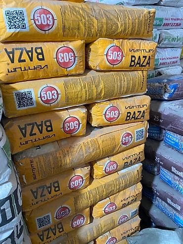Сухая строительная смесь VENTUM BAZA 503. - Назначение: базовая at lalafo.kg Сухая строительная смесь VENTUM BAZA 503. - Назначение: базовая