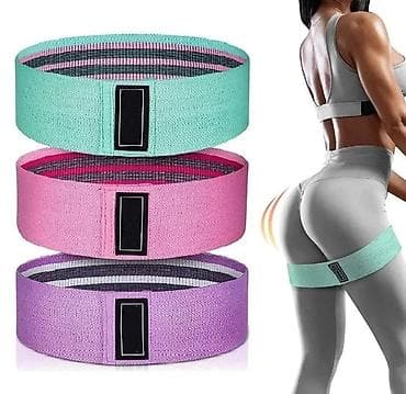 Фитнес-резинки (hip bands) — Горячая распродажа Текстильные at lalafo.kg Фитнес-резинки (hip bands) — Горячая распродажа Текстильные
