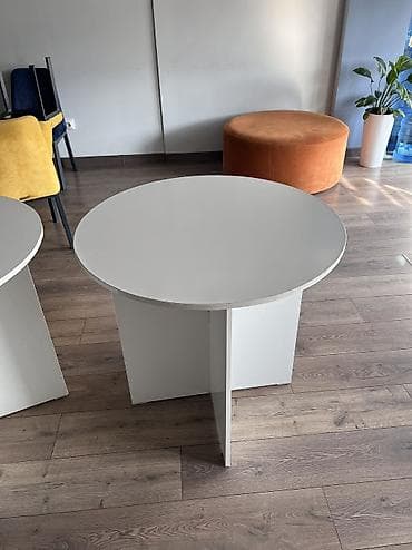 Офис столдору: Белые офисные столы 80 на 80 см lalafo.kg да — 3 Офис столдору: Белые офисные столы 80 на 80 см — 3