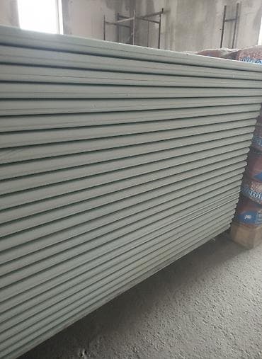 Особенности: Влагостойкий, Knauf, 9,5 мм at lalafo.kg Особенности: Влагостойкий, Knauf, 9,5 мм