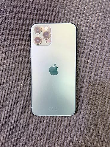 IPhone 11 Pro, Б/у, 256 ГБ, Alpine Green, Защитное стекло, Кабель, 91 % at lalafo.kg IPhone 11 Pro, Б/у, 256 ГБ, Alpine Green, Защитное стекло, Кабель, 91 %