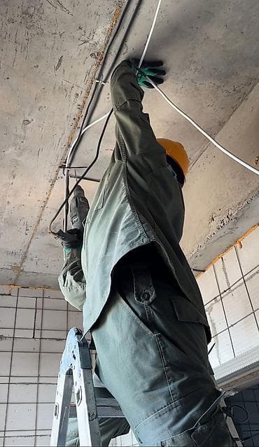 Установка водонагревателей: Монтаж протяжка кабеля utp интернет оптического кабеля на коммерческих at lalafo.kg — 3 Установка водонагревателей: Монтаж протяжка кабеля utp интернет оптического кабеля на коммерческих — 3