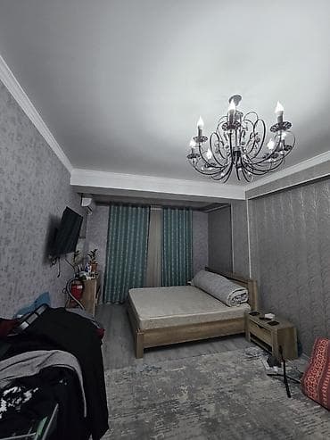 1 бөлмө, 44 м², Борбордук мечит Элитка, 4 кабат, Жаңы ремонт lalafo.kg да 1 бөлмө, 44 м², Борбордук мечит Элитка, 4 кабат, Жаңы ремонт