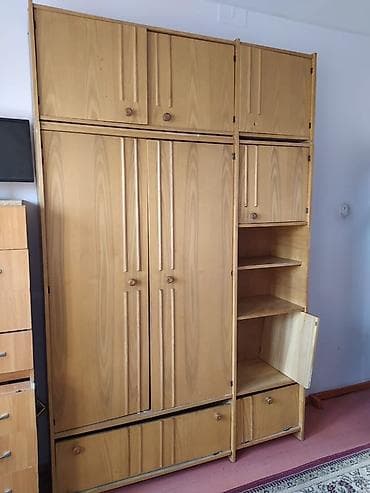 Стенка-шкаф, Тип стенки-шкафа: Модульная, Для спальни at lalafo.kg Стенка-шкаф, Тип стенки-шкафа: Модульная, Для спальни