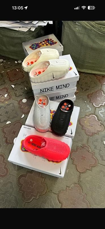 Сабо, 40, 41, 42, Nike, Новый, цвет - Белый, Платная доставка at lalafo.kg Сабо, 40, 41, 42, Nike, Новый, цвет - Белый, Платная доставка