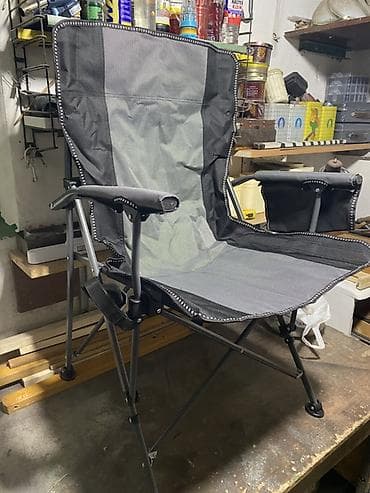 Тигүүчүлөр үчүн отургучтар: Жүрүшкө арналган бүктөлмө отургуч, Башка материал, түсү - Боз lalafo.kg да — 2 Тигүүчүлөр үчүн отургучтар: Жүрүшкө арналган бүктөлмө отургуч, Башка материал, түсү - Боз — 2