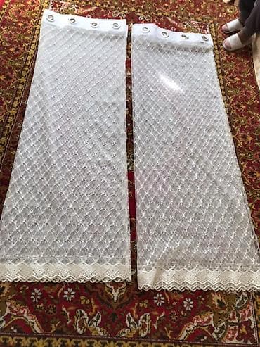 Комплект штор, Готовое изделие, Для кухни at lalafo.kg Комплект штор, Готовое изделие, Для кухни