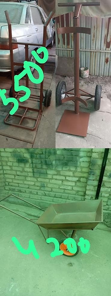 Садово-строительная тачка и тележка, Двухколесная, Новый at lalafo.kg Садово-строительная тачка и тележка, Двухколесная, Новый