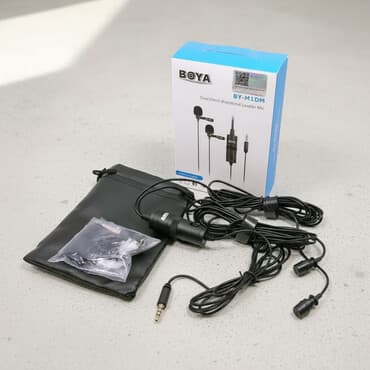 BOYA BY-M1DM петличный микрофон на две персоны. Чувствительные at lalafo.kg BOYA BY-M1DM петличный микрофон на две персоны. Чувствительные
