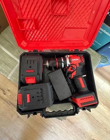 Ударная дрель-шуруповерт Ken с двумя аккумуляторами (с большим) at lalafo.kg Ударная дрель-шуруповерт Ken с двумя аккумуляторами (с большим)