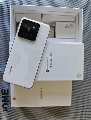 Xiaomi 14, белый цвет, ко-брендинг с Leica. Комплектация на фото at lalafo.kg Xiaomi 14, белый цвет, ко-брендинг с Leica. Комплектация на фото