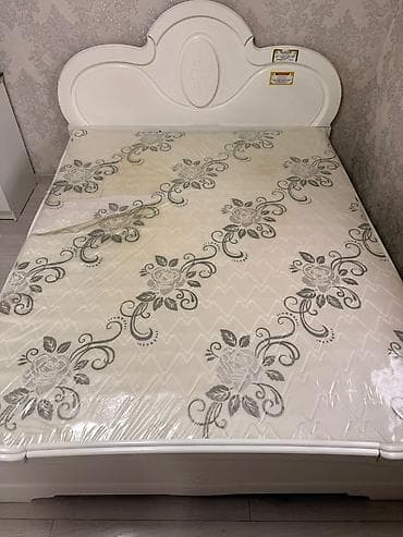 Офис эмереги: Эки кишилик керебет, Матрасы бар, узуну - 200 см lalafo.kg да — 2 Офис эмереги: Эки кишилик керебет, Матрасы бар, узуну - 200 см — 2