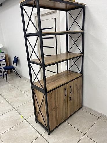 Кеңсе стеллаж, ЛДСП, түсү - Күрөң lalafo.kg да — 2 Кеңсе стеллаж, ЛДСП, түсү - Күрөң — 2