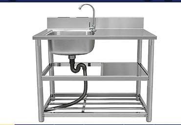 Ванна үчүн раковиналар: Стоячие На ножках Раковины из нержавеющей стали lalafo.kg да — 2 Ванна үчүн раковиналар: Стоячие На ножках Раковины из нержавеющей стали — 2