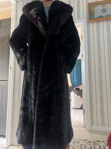 Шуба, Норка, Длинная модель at lalafo.kg Шуба, Норка, Длинная модель