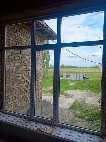 Готовое пластиковое окно, Тип окна: Панорамные, Без установки, Без рассрочки at lalafo.kg Готовое пластиковое окно, Тип окна: Панорамные, Без установки, Без рассрочки