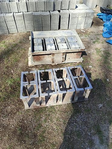 Форма для изготовления шлакоблоков/бетонных блоков - Металлическая at lalafo.kg Форма для изготовления шлакоблоков/бетонных блоков - Металлическая