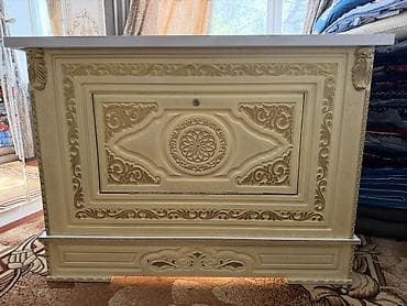 Комод для одежды, Без зеркала, ЛДСП, цвет - Бежевый at lalafo.kg Комод для одежды, Без зеркала, ЛДСП, цвет - Бежевый