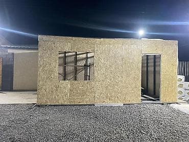 Каркасное модульное здание - Конструкция: металлический каркас из at lalafo.kg Каркасное модульное здание - Конструкция: металлический каркас из