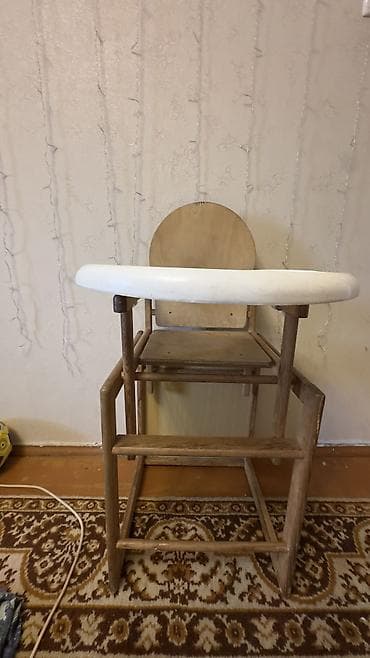 Деревянный трансформируемый детский стульчик со столиком at lalafo.kg Деревянный трансформируемый детский стульчик со столиком