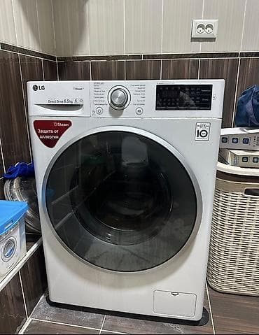 Стиральная машина LG с фронтальной загрузкой, серия с Direct Drive и lalafo.kg да Стиральная машина LG с фронтальной загрузкой, серия с Direct Drive и
