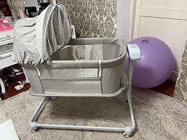 Электронная колыбель-качалка для новорождённых прозевала только месяц at lalafo.kg Электронная колыбель-качалка для новорождённых прозевала только месяц