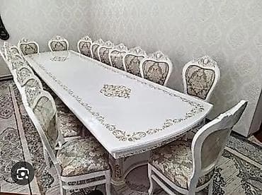 Сатылат ! Стол + Стулья 20 шт. Размер стол длина 5м, ширина 1.20см at lalafo.kg Сатылат ! Стол + Стулья 20 шт. Размер стол длина 5м, ширина 1.20см