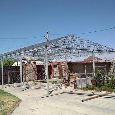 Металлоконструкции и навесы под ключ - Изготовление и монтаж at lalafo.kg Металлоконструкции и навесы под ключ - Изготовление и монтаж