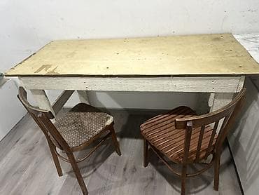 Кухонный стол, Б/у, Нераскладной at lalafo.kg Кухонный стол, Б/у, Нераскладной
