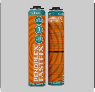 Клей-пена penoplex fastfix standard 750 ml область применения: крыши at lalafo.kg Клей-пена penoplex fastfix standard 750 ml область применения: крыши