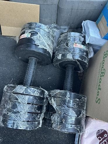 Акция ! Гантели разборные, пара - Тип: разборные гантели с дисками - at lalafo.kg Акция ! Гантели разборные, пара - Тип: разборные гантели с дисками -