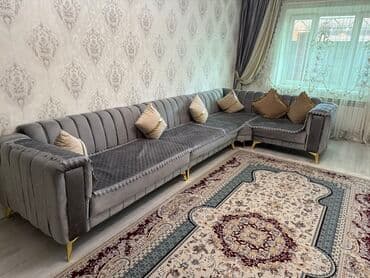 Угловой диван, C подушками at lalafo.kg Угловой диван, C подушками