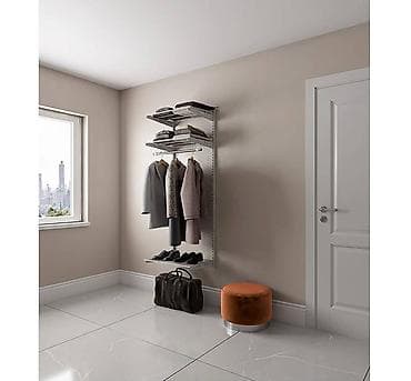 Гардеробная система ПРАКТИК Home Basic G60 белая отличается at lalafo.kg Гардеробная система ПРАКТИК Home Basic G60 белая отличается