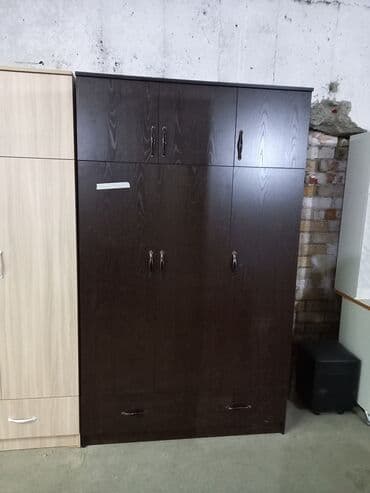 шкаф для зала: Шкаф для одежды, Новый, Прямой, ЛДСП at lalafo.kg — 8 шкаф для зала: Шкаф для одежды, Новый, Прямой, ЛДСП — 8