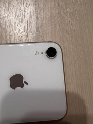 IPhone Xr, Б/у, 128 ГБ, Белый, Кабель, 76 % at lalafo.kg IPhone Xr, Б/у, 128 ГБ, Белый, Кабель, 76 %