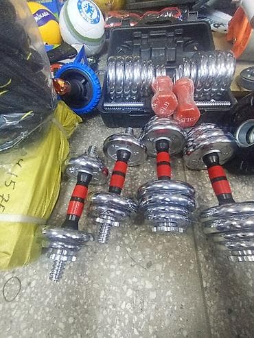 Гантели 20 кг (10+10) гантели для тренировки гантель для at lalafo.kg Гантели 20 кг (10+10) гантели для тренировки гантель для