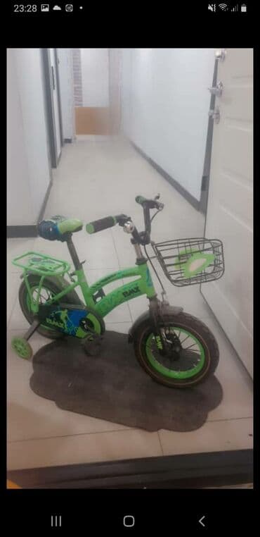 Детский велосипед, 4-колесный, 4 - 6 лет, Б/у at lalafo.kg Детский велосипед, 4-колесный, 4 - 6 лет, Б/у