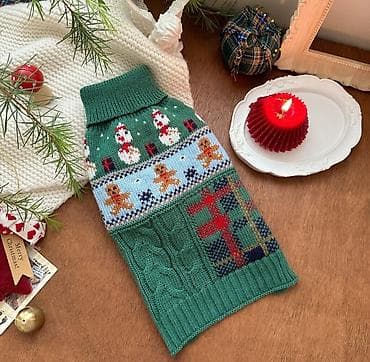 Продаю новые вязанные новогодние желетки для кошек и собак,а так же at lalafo.kg Продаю новые вязанные новогодние желетки для кошек и собак,а так же