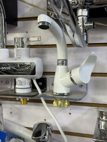 Смеситель с электрическим нагревателем проточного типа at lalafo.kg Смеситель с электрическим нагревателем проточного типа