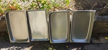 Протвень пищевой нержавейка . поддоны. для магазина, под салаты, для at lalafo.kg Протвень пищевой нержавейка . поддоны. для магазина, под салаты, для