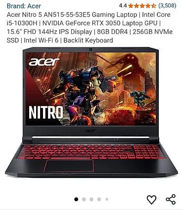 RTX 3050 TI.intel core I5 11400H. 512GB M2 SSD. 16GB OZU 3200MHZ at lalafo.kg RTX 3050 TI.intel core I5 11400H. 512GB M2 SSD. 16GB OZU 3200MHZ