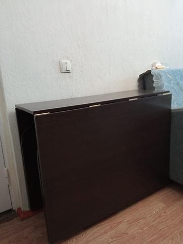 Стол трансформер Для кухни, Стол-книжка, цвет - Коричневый at lalafo.kg Стол трансформер Для кухни, Стол-книжка, цвет - Коричневый