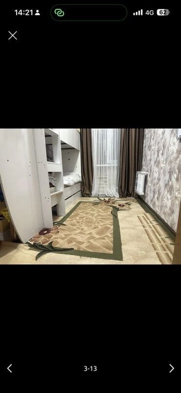 Двухъярусная детская кровать, ЛДСП, цвет - Белый at lalafo.kg Двухъярусная детская кровать, ЛДСП, цвет - Белый